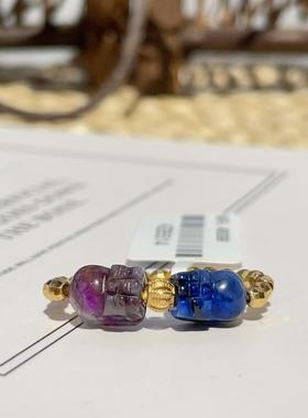 舒俱来鸳鸯貔貅戒指微瑕(枫烬）AZB5514