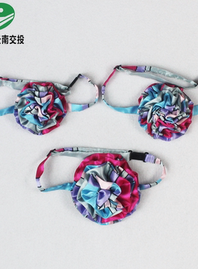 云南交投免打丝巾绣球花领花