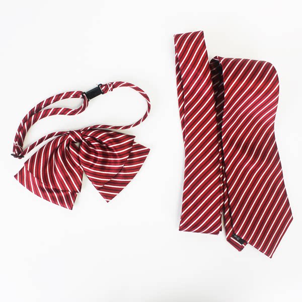 人民保险新款无标记红色领结领带女士领花picc新设计全国通用版