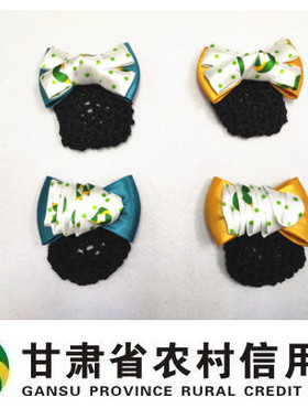 银行职业装头花发夹时尚潮流