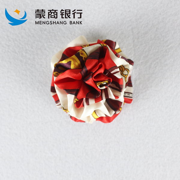 内蒙古自治区蒙商银行职业装无标记胸花别针夹子领花配饰银行前台