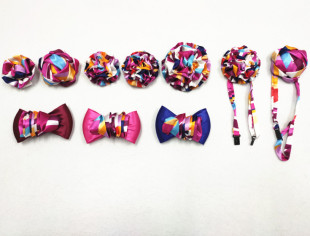 农商银行无标记领花胸花头花 招商银行工商行头花 城商银行胸花