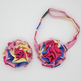 南方航空职业装胸花领花丝巾免打花空姐丝巾花地勤人员售票员胸花