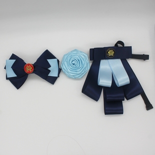 中国农村信用合作社职业装领花胸花头花发夹农商银行联社营业员用