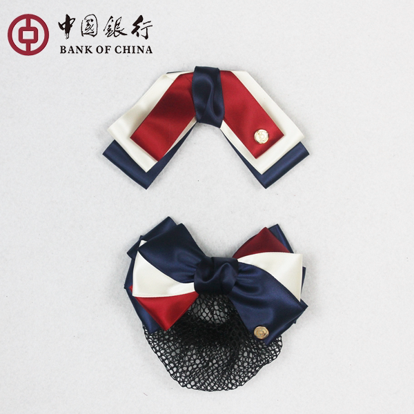 中国银行红色头花领花带logo图片