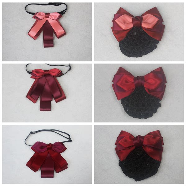 红色领花头花无标记通用版厂家设计定做无起订量小众订单来料加工