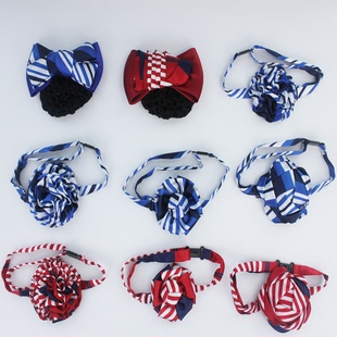 邮储职业胸花银行女员工柜台上班工作胸针领花蓝白红白无标记款式