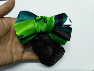 中国民生银行盘发网兜带LOGO头花银行网点头花盘发网兜