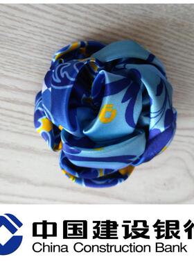 建设银行专属职员带标记胸花