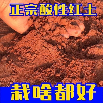 种花种果树专用红土纯天然泥土茶花茉莉花君子兰酸性土营养土种菜