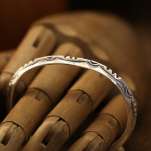 【溪迟】larrysmith 余文乐拉瑞史密斯手镯 六哥同款纯银手环