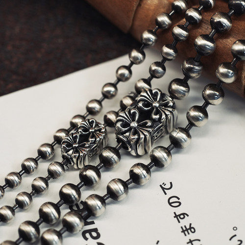 【溪迟】 LoneOnes 925银项链Necklace 3mm啵啵链 圆珠链 球链4mm