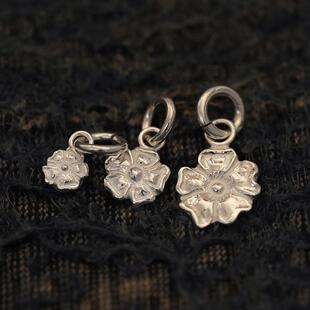 【溪迟】Larry Smith 老版蔷薇花吊坠 SML尺寸 小银饼吊坠