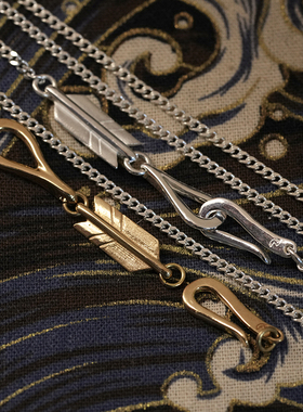 【溪迟】 larrysmith 925银 细喜平链子箭羽毛 链子 2mm 项链