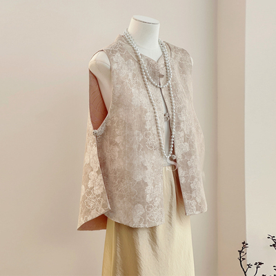 新中式国风2025秋季新款双面穿马甲女高级感气质百搭坎肩背心上衣