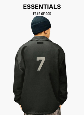 FOG教练夹克ESSENTIALS高街男生1977外套小众美式牌风衣冲锋男装