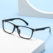 黑框潮全框近眼镜 复古近视镜 玻璃镜片清晰近视眼镜 有度数男女款