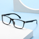 黑框潮全框近眼镜 复古近视镜 玻璃镜片清晰近视眼镜 有度数男女款