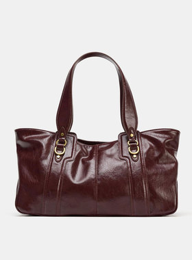 Z家2025秋季新款女包欧美时尚装饰拉链单肩手提包通勤百搭斜挎包