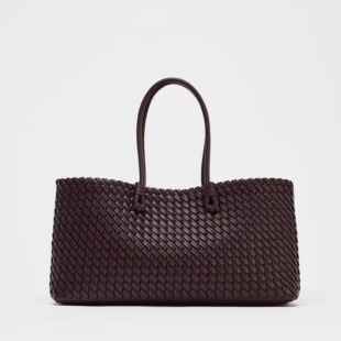 百搭通勤大容量编织加长单肩手提购物托特包 女包时尚 2025春季 新品