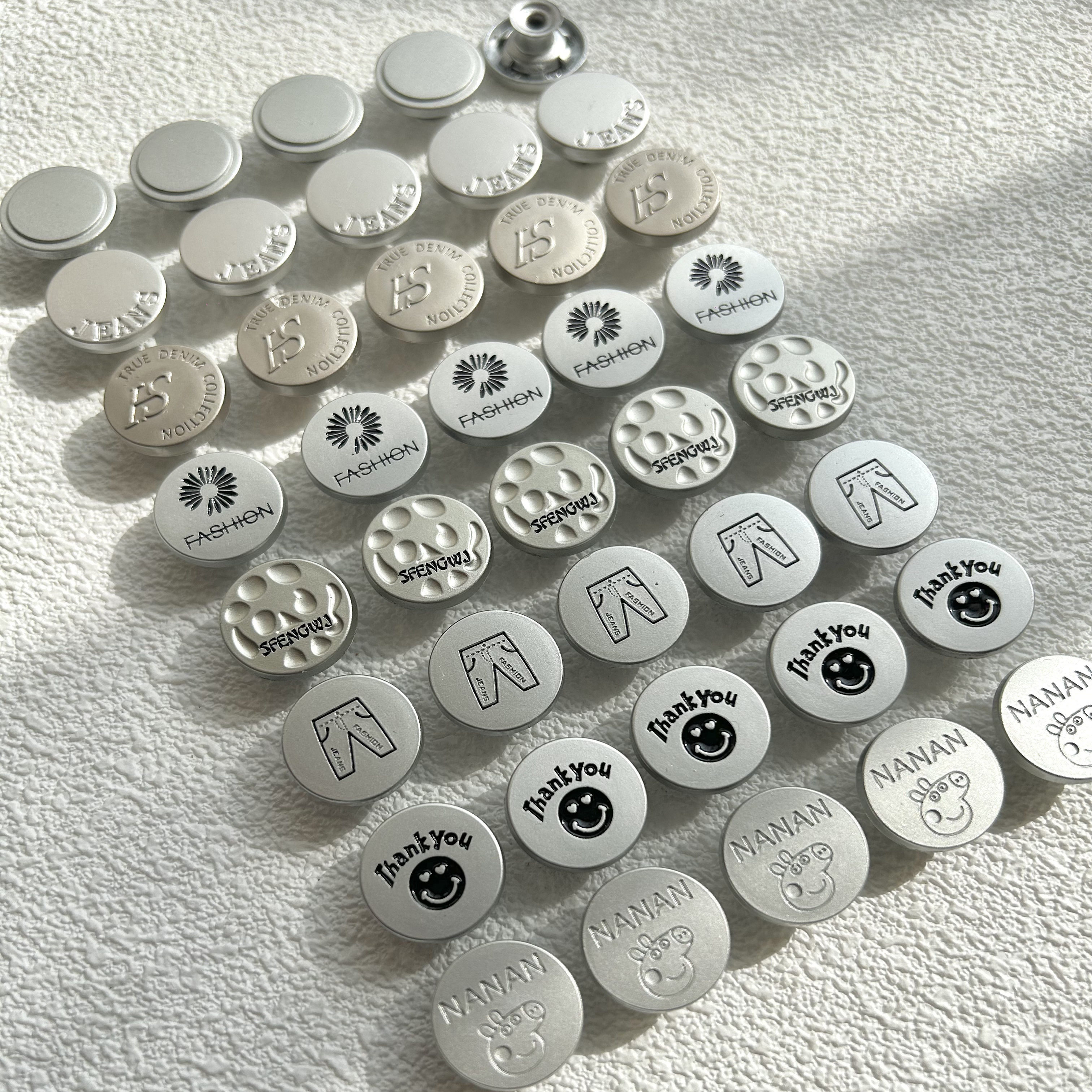 金属合金可拆卸工字扣牛仔裤纽扣摇头扣背带纽扣衣服裤子复古扣子