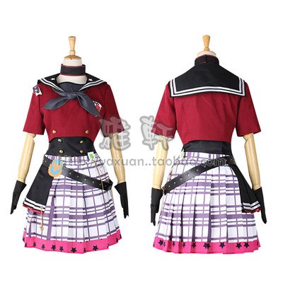 雅轩cosplay服装 BanGDreamAfterglow LostOne的号哭上原绯鞠新品