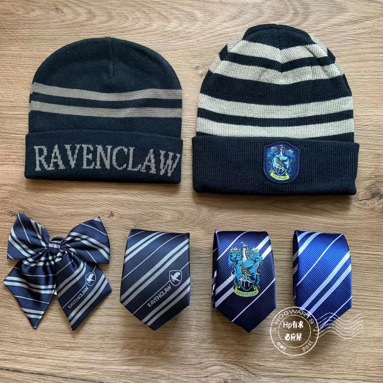 哈利波周边拉文克劳学院徽章围巾