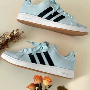 阿迪达斯Grand 低帮板鞋 Court 男女潮流面包鞋 JR7077 Base adidas