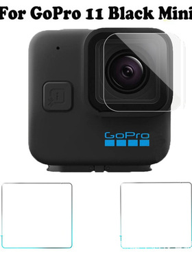 适用GOPRO11 BLACK MINI钢化膜运动相机镜头保护贴膜相机配件