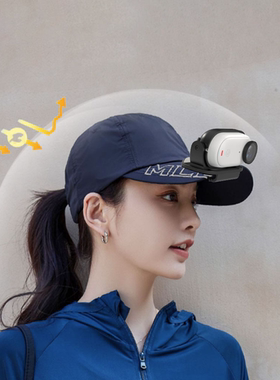 适用Insta360 GO3S/2/1迷你拇指运动相机帽夹相机配件多角度调节