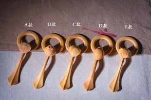 原创用品法器曼衣扣如意扣环祖衣袈裟钩环小叶紫檀黄杨木衣钩