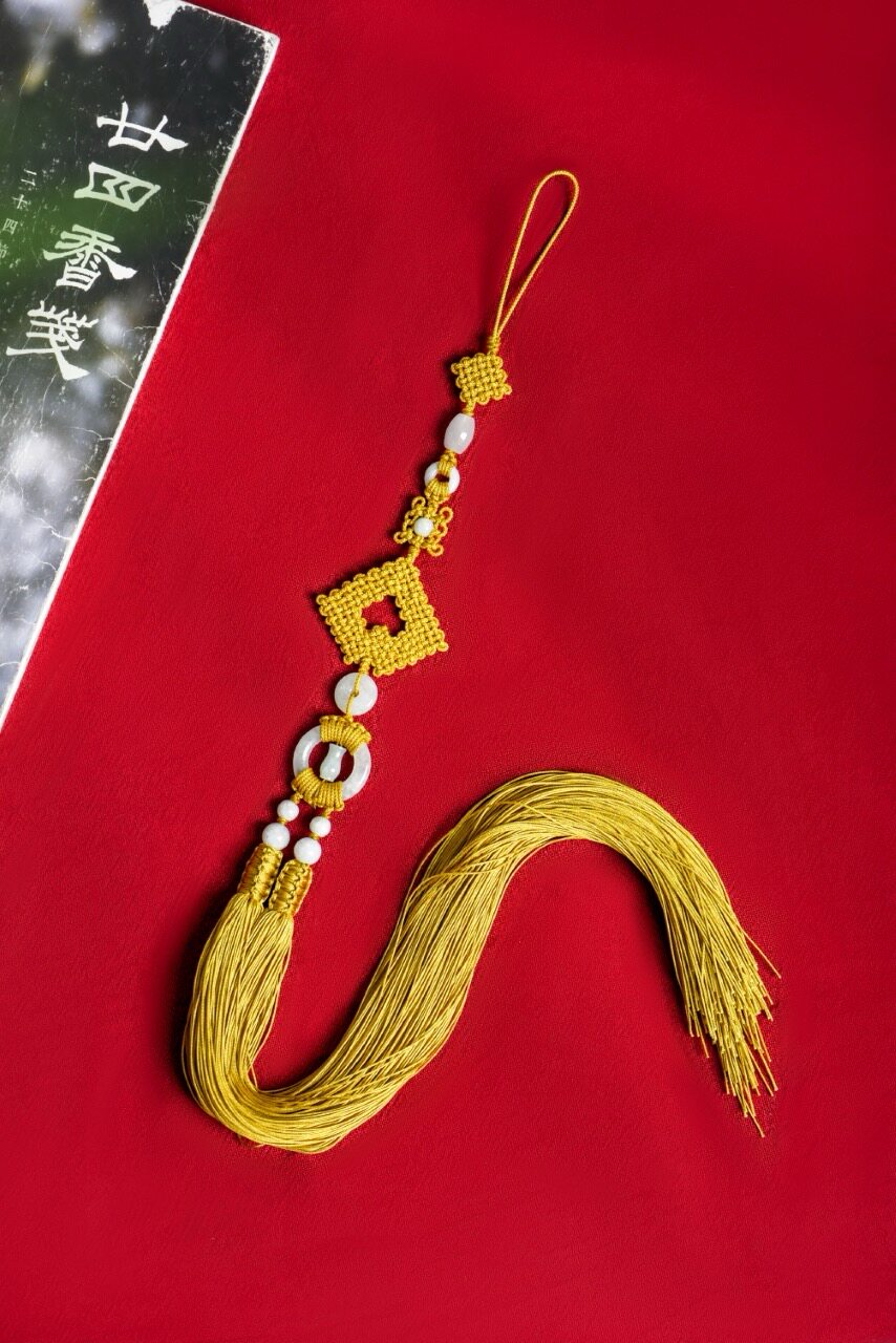 方丈法师主法背云和尚流苏紫穗子挂件师父中国结手工编织流苏喜乐