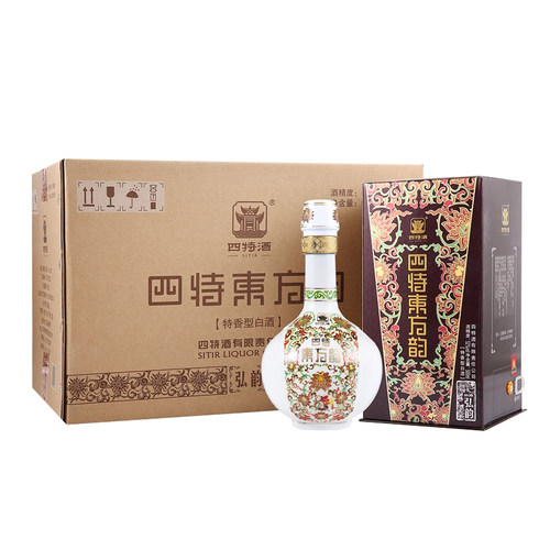 四特弘韵52度500ml*6瓶白酒