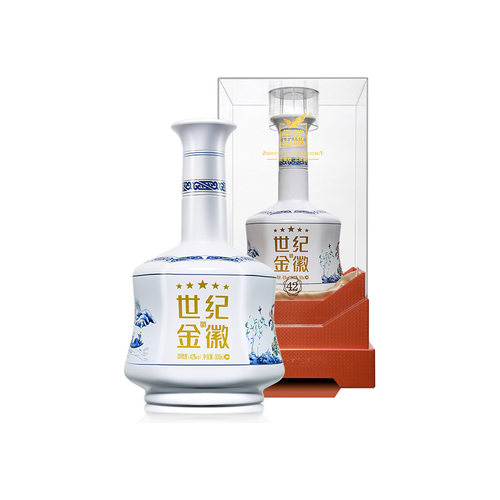 金徽 世纪金徽五星 42度/52度 500ml*1瓶/4瓶 浓香型白酒商务宴请