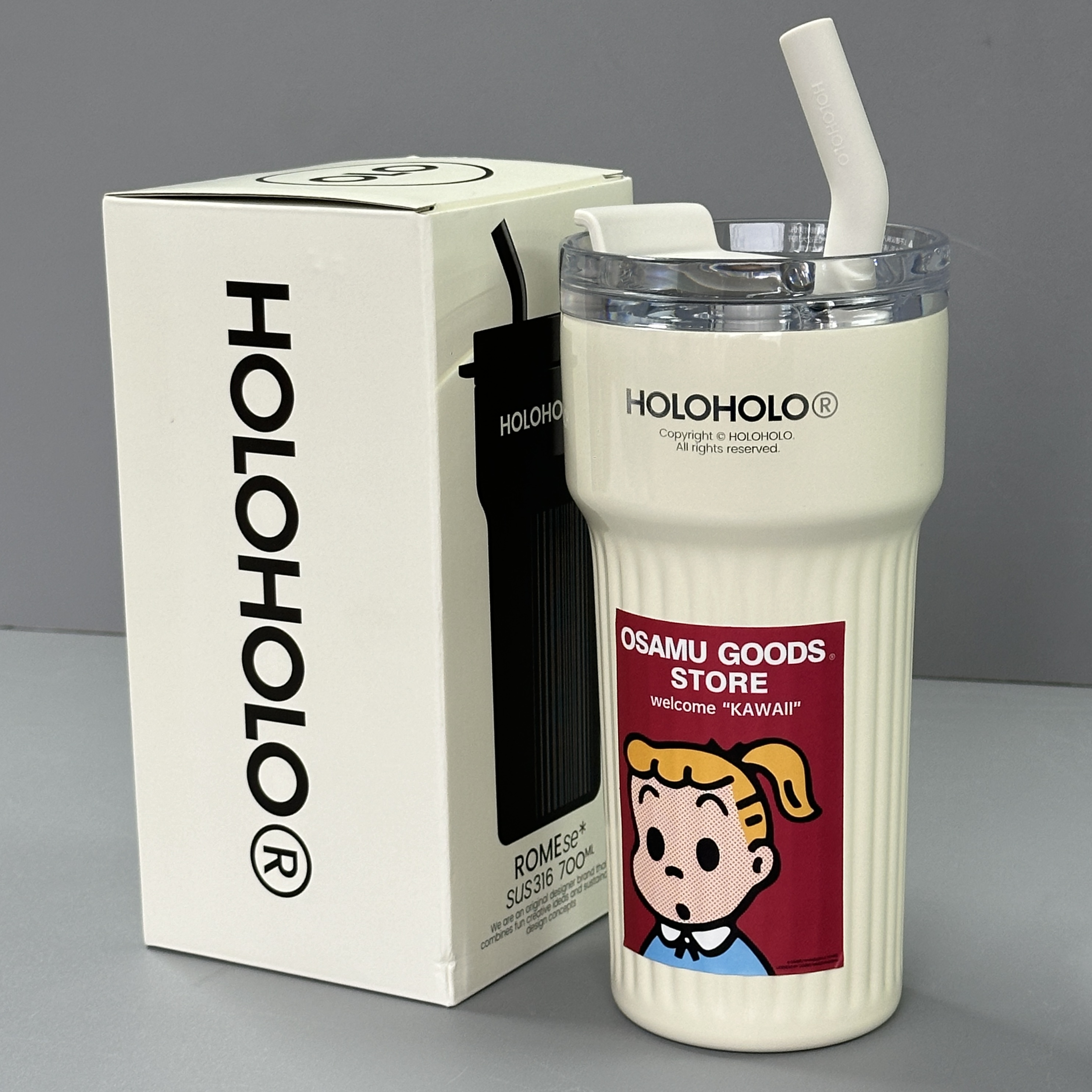 HOLOHOLO简约不锈钢保温杯