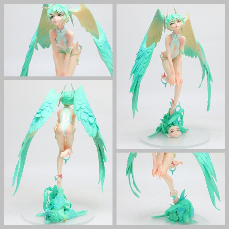 初音未来手办极光天使翅膀二次元动漫周边模型摆件景品送男友礼物