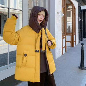 【新品现货】228-A670-P280-K398帽子可拆做包包50绒银杏黄羽绒服，女装羽绒服，浙宝228