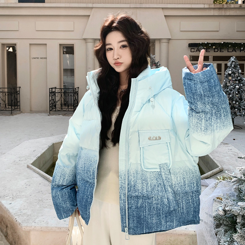 【新品现货】晕染渐变色50绒羽绒服B228-A665-P260控388，女装羽绒服，浙宝228