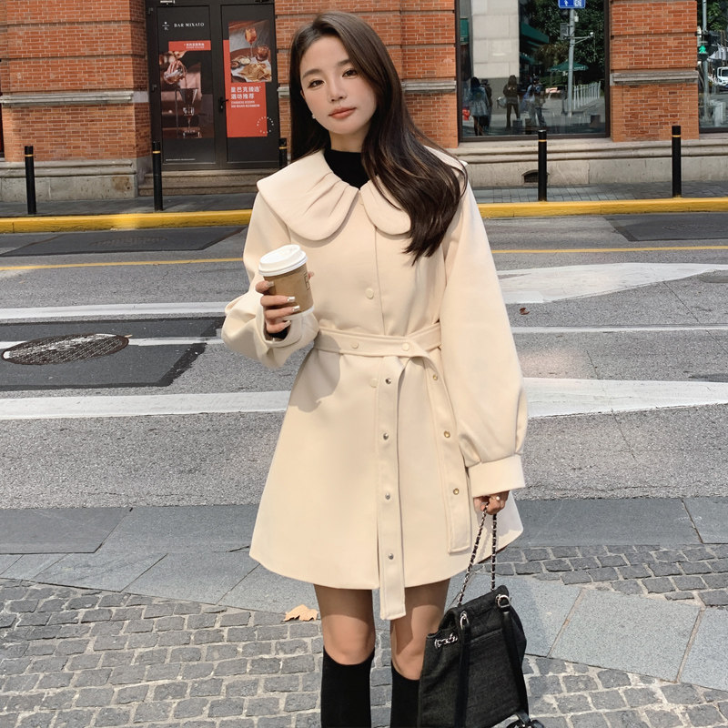 【现货】秋冬减龄收腰毛呢外套228-A550-P150控218,女装毛呢外套,浙宝228