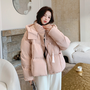 现货【新品】奶fufu粉色盘扣加厚羽绒服B228-A598-P250控368