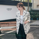 【现货】2026春装风水墨花西装外套228-A616-P150控248，女装西装，浙宝228