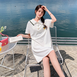 现货 有买秀 夏季新款POLO连衣裙228-A153-P115控168图片
