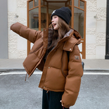 【新品现货】B228-A666蛋白皮50绒皮衣加厚羽绒服P270K408，女装羽绒服，浙宝228