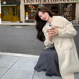 【现货】70毛双面羊毛大衣B228-A203-P245控368，女装毛呢外套，浙宝228