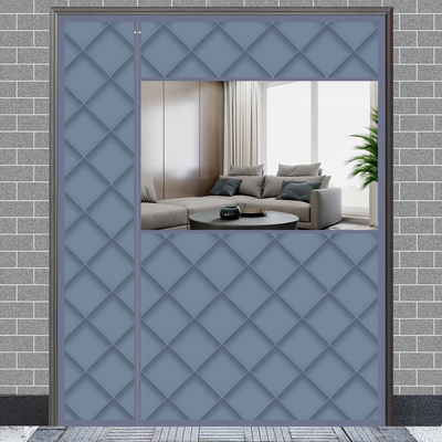 加厚防风防寒家用卧室磁吸隔断