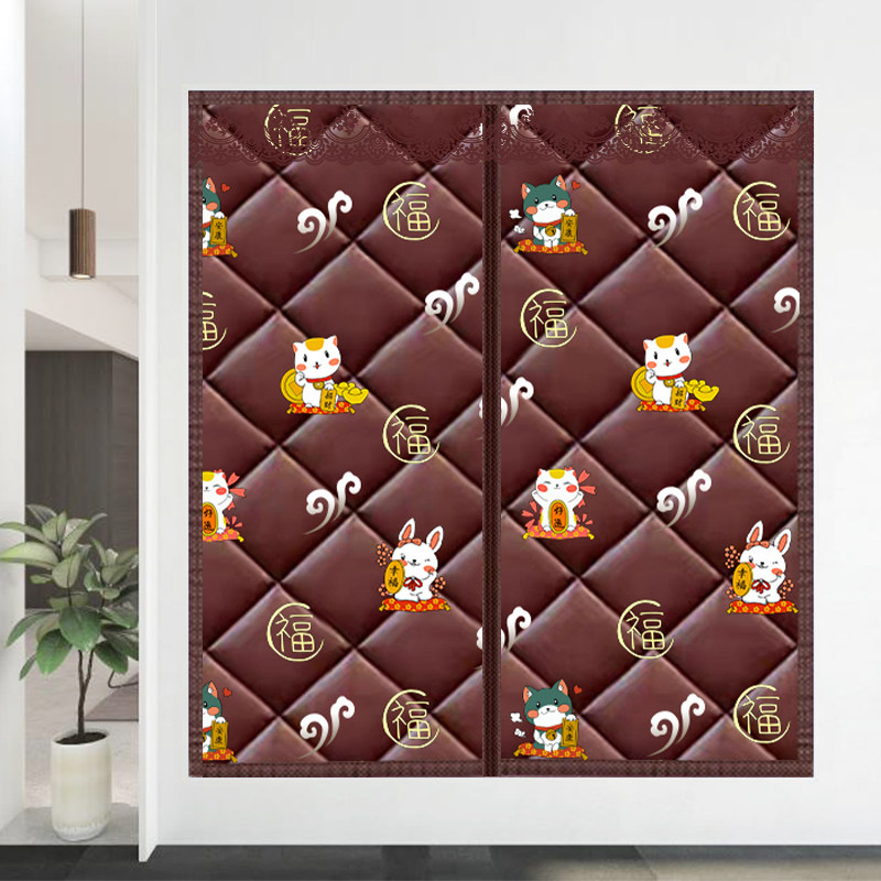 定制专拍棉门帘窗帘隔断防风保温家用魔术贴款