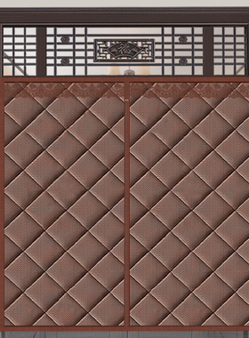 大尺寸冬季保暖防风棉门帘家用挡风保温磁吸防寒农村大门隔断帘子