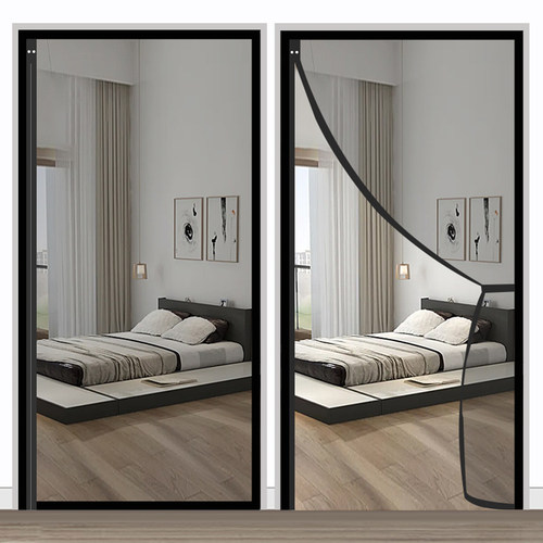 金刚网2023整片侧开防蚊门帘