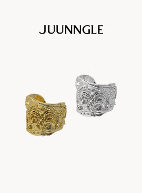 JUUNNGLE/洲谷 开口戒指女男小众原创轻奢高级感可调节礼物送女友