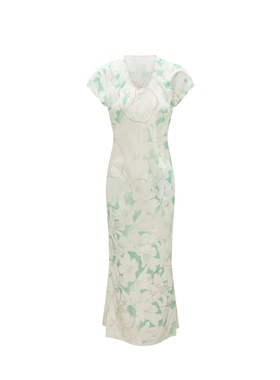 SAMUEL GUI YANG 26春夏系列 SALIX DRESS 新中式连衣裙 W13